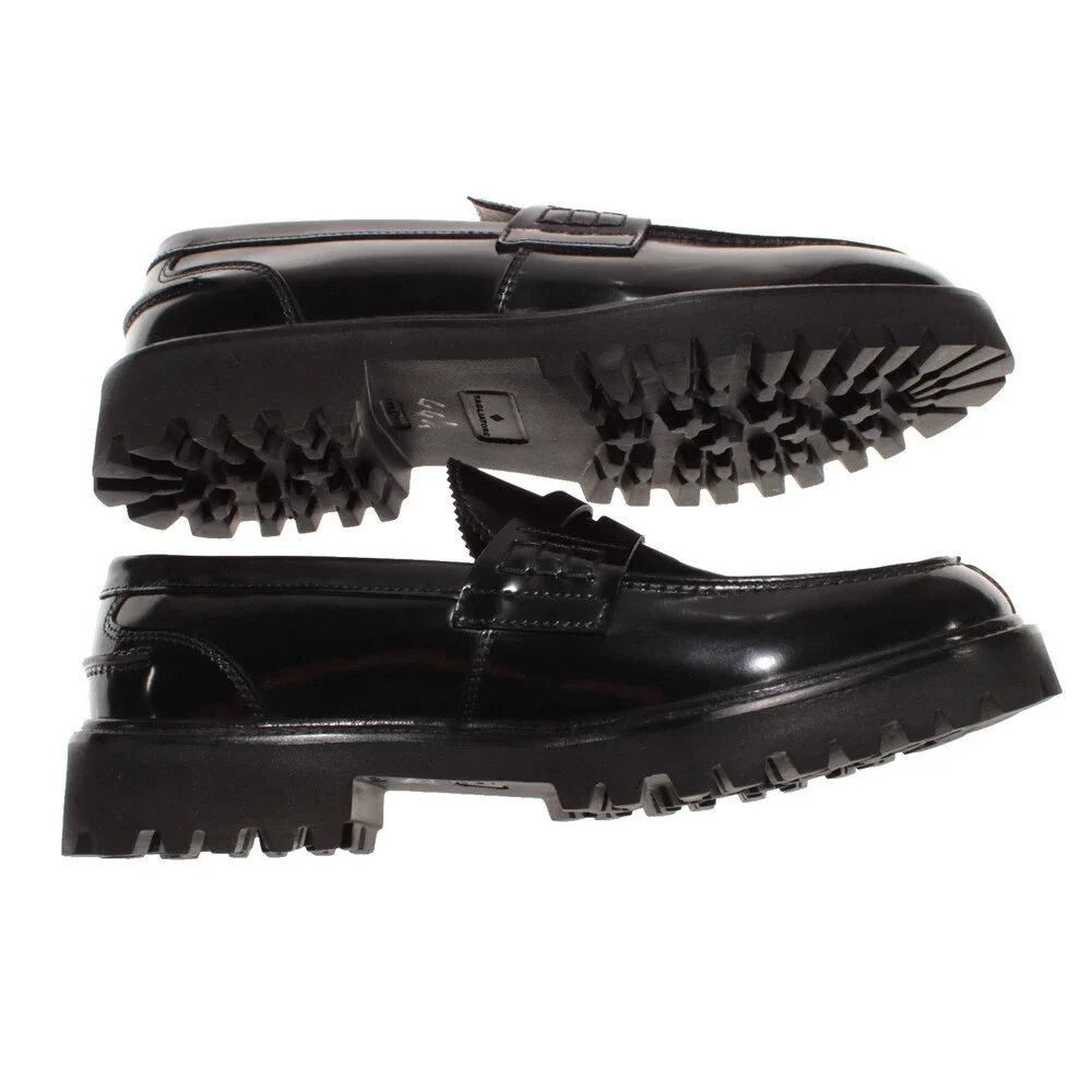 Tagilatore NWB Brody Slip On Loafers Size 44.5 (US 11.5) in Black Leather
